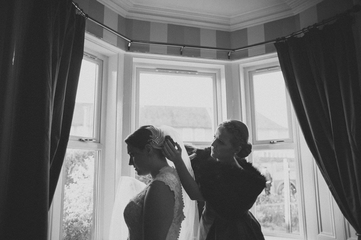 bride preparations edinburgh wedding photographer