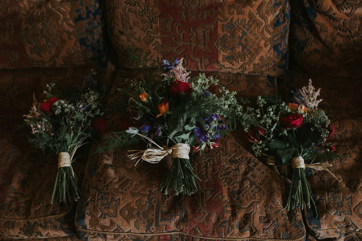 natural rustic wedding bouquet