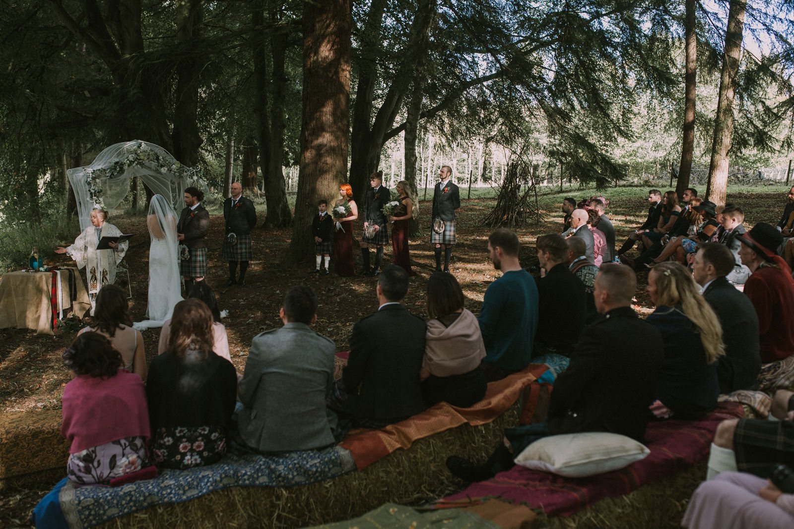 boho forest wedding